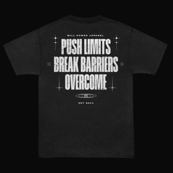 “PUSH.BREAK.OVERCOME,"-T-Shirt